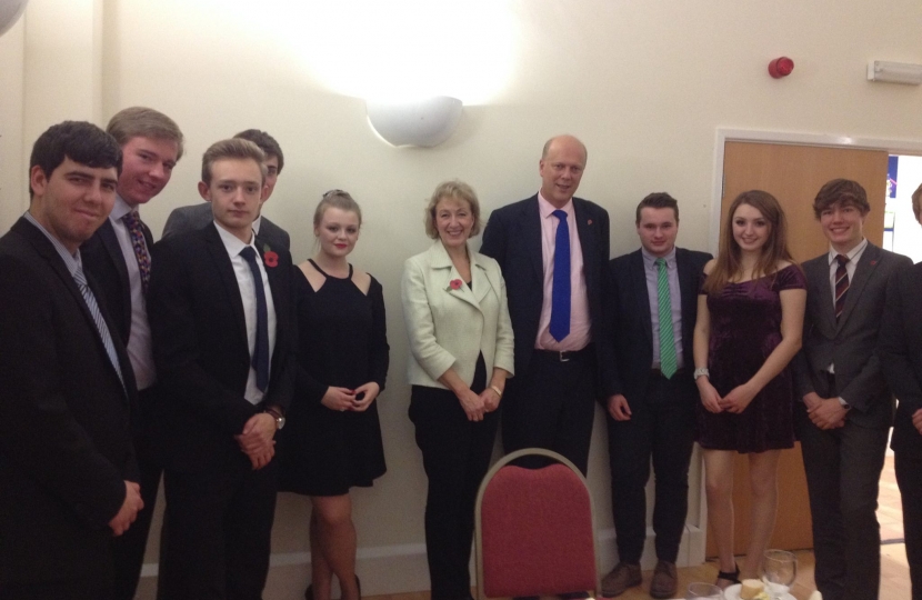 Dinner with Andrea Leadsom